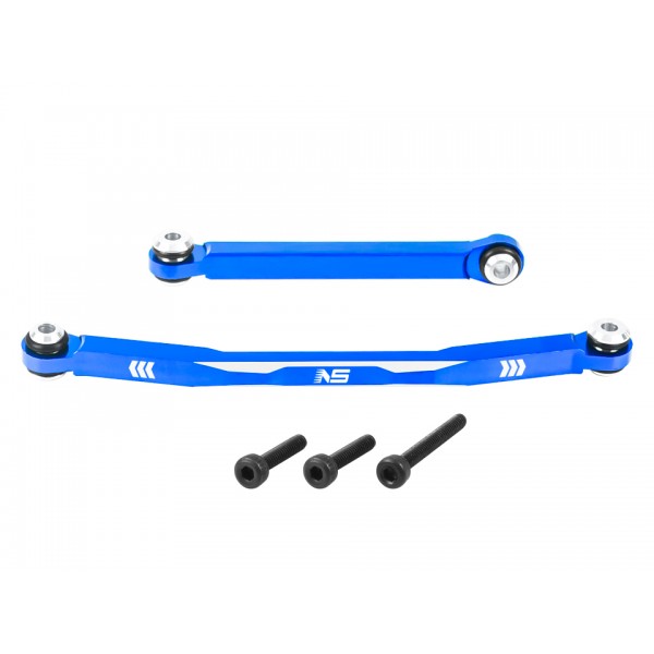 CNC 7075 Aluminum Steering Links Set (BLUE) FMS FCX24